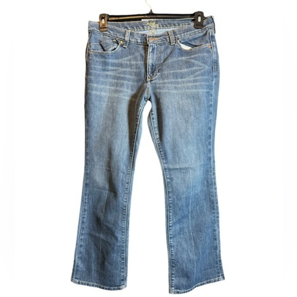 Y2K Old Navy Light Blue Denim Bootcut Jeans Size 10S EUC #DS-0143